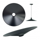 Стальной абажур Loft Black D360